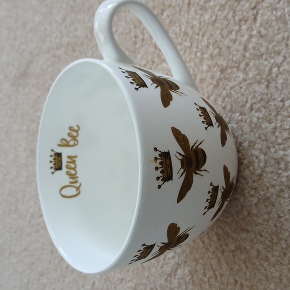 Queen Bee Large Mug Bone China, Harvest Green Studio England. - Picture 1 of 5